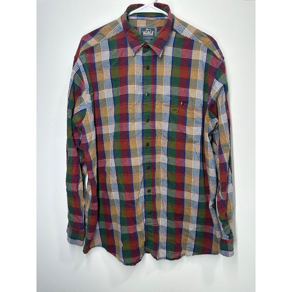 Vintage Woolrich Long Sleeve Flannel Shirt - XL‎